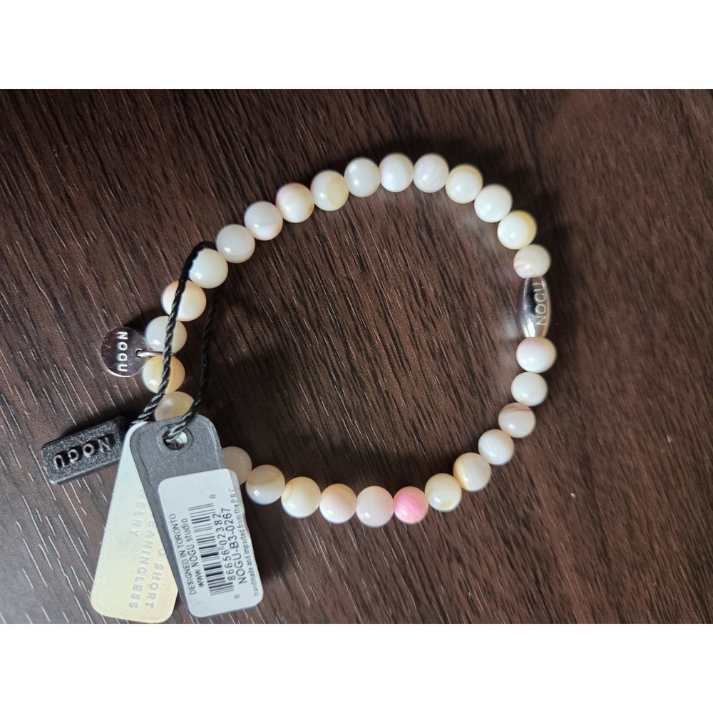 NWT Nogu champagne Bead Bracelet